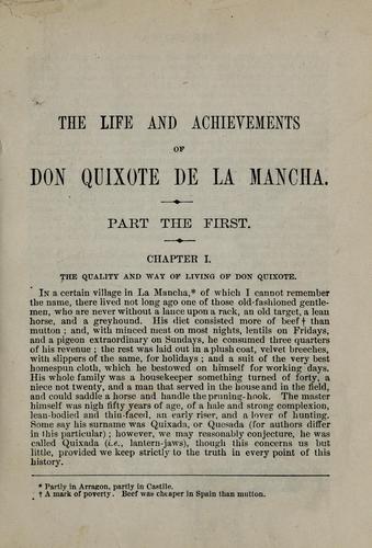 Miguel de Cervantes: The adventures of the ingenious gentleman Don Quixote de la Mancha (1880, American Book Exchange)